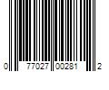 Barcode Image for UPC code 077027002812