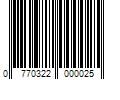 Barcode Image for UPC code 0770322000025