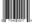 Barcode Image for UPC code 077043002179