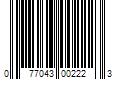 Barcode Image for UPC code 077043002223