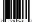 Barcode Image for UPC code 077043003213