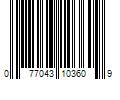 Barcode Image for UPC code 077043103609