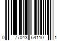 Barcode Image for UPC code 077043641101