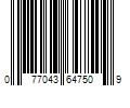 Barcode Image for UPC code 077043647509