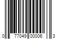 Barcode Image for UPC code 077049000063