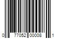 Barcode Image for UPC code 077052000081