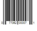 Barcode Image for UPC code 077062000071