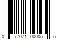 Barcode Image for UPC code 077071000055