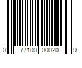 Barcode Image for UPC code 077100000209