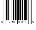 Barcode Image for UPC code 077100000513