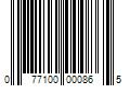 Barcode Image for UPC code 077100000865