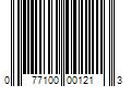 Barcode Image for UPC code 077100001213. Product Name: 