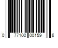 Barcode Image for UPC code 077100001596