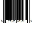 Barcode Image for UPC code 077100001619