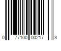 Barcode Image for UPC code 077100002173