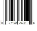 Barcode Image for UPC code 077100003118