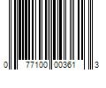 Barcode Image for UPC code 077100003613