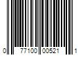 Barcode Image for UPC code 077100005211