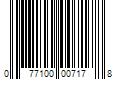 Barcode Image for UPC code 077100007178