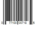 Barcode Image for UPC code 077100007185