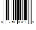 Barcode Image for UPC code 077100008519