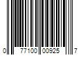 Barcode Image for UPC code 077100009257