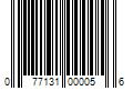 Barcode Image for UPC code 077131000056