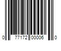 Barcode Image for UPC code 077172000060