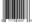 Barcode Image for UPC code 077173000076