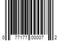 Barcode Image for UPC code 077177000072