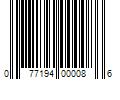 Barcode Image for UPC code 077194000086