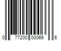 Barcode Image for UPC code 077200000666