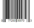 Barcode Image for UPC code 077200000703