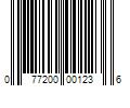 Barcode Image for UPC code 077200001236