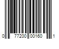 Barcode Image for UPC code 077200001601