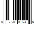 Barcode Image for UPC code 077200001748