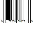 Barcode Image for UPC code 077200001779