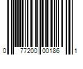 Barcode Image for UPC code 077200001861