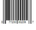 Barcode Image for UPC code 077200002097