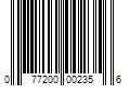 Barcode Image for UPC code 077200002356