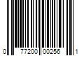 Barcode Image for UPC code 077200002561