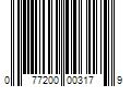 Barcode Image for UPC code 077200003179