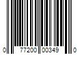 Barcode Image for UPC code 077200003490