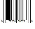 Barcode Image for UPC code 077200006798