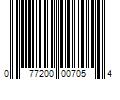 Barcode Image for UPC code 077200007054