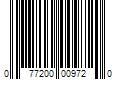 Barcode Image for UPC code 077200009720