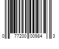 Barcode Image for UPC code 077200009843