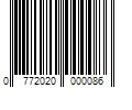 Barcode Image for UPC code 0772020000086