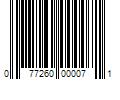 Barcode Image for UPC code 077260000071