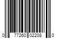 Barcode Image for UPC code 077260022080